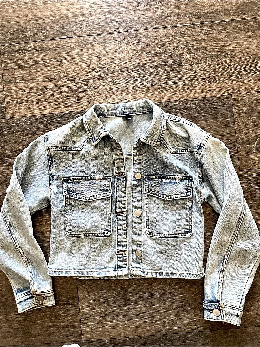 Guess Denim Jacket in Blue Size Large Like New